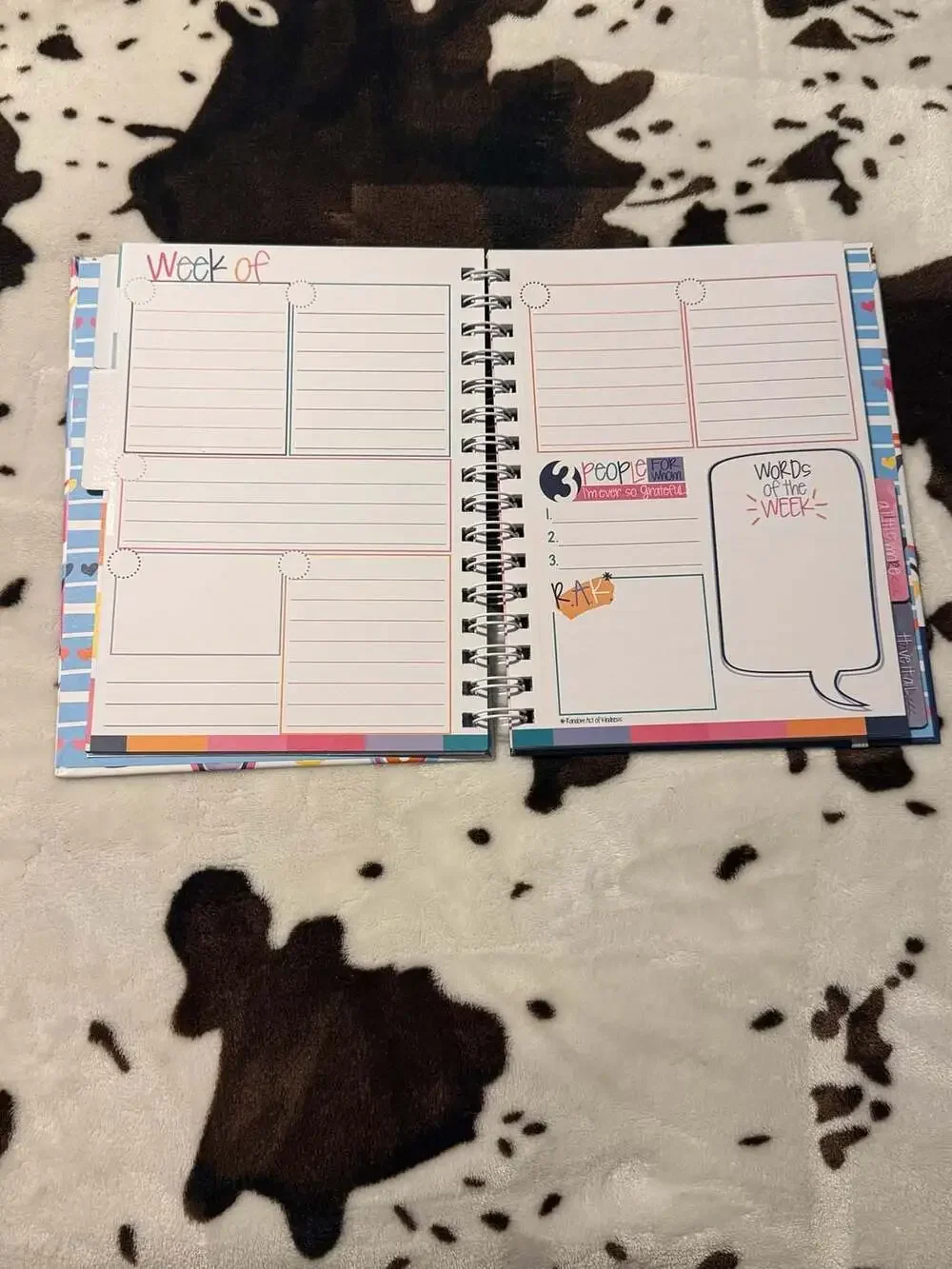 Gratitude Finder Spiral Journal by Reminder Binder with Stickers